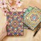 4 Pcs A5 Diamond Painting Notebook Kits with Tools 5.8 x 8.3 Inch DIY 5d Art Cover Crystal Sketchbook Notepad for Teenagers' Birthdays, Graduation Crafts Gift Drawing Painting(Mandala Style)